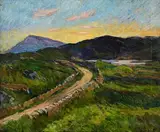 Estella Solomons, Donegal Landscape, oil on canvas
