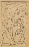 Mainie Jellett, Composition, graphite on paper