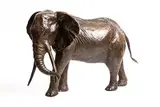 Mark Rode, Bull Elephant, bronze - numbered 1 from an edition of 7