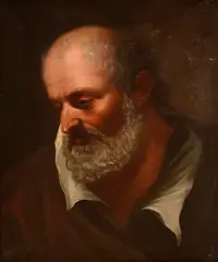 Anton Raphael Mengs, Portrait of a Bearded Man, oil on canvas