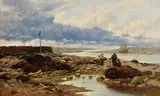 20th Century Irish School, Gathering the Kelp