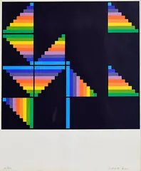 Untitled by Patrick Scott, 1982, screenprint - numbered 12 from an edition of 50, sold Nov 2022