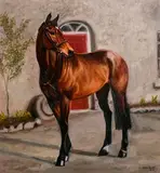 Esther Barrett, Standing Tall, 2003, oil on canvas