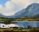 Eileen Meagher, Kylemore Lake, Connemara, 2005, oil on canvas