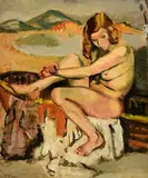 Grace Henry, Relaxing by the Shore