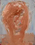 Basil Blackshaw, Head of a Boxer, oil on canvas
