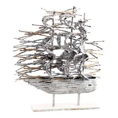 John Behan, Atlantic Famine Ship, unique bronze