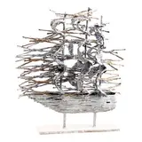 John Behan, Atlantic Famine Ship, unique bronze