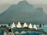 Achill Sound by Markey Robinson, oil on board, sold Nov 2022
