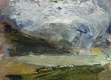 Melita Denaro, Storm Over the Muir Bhealach, Isle of Dorgh, Co. Donegal, oil on board