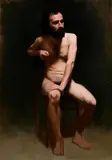 Francis O'Toole, Contemplation, oil on canvas
