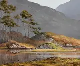 Eileen Meagher, Derryclare Lough, Connemara, oil on canvas