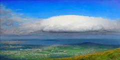 Conor Walton, Clouds Over Dublin, 2008, oil on linen