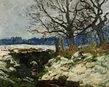 Hans Iten, Winter, oil on board