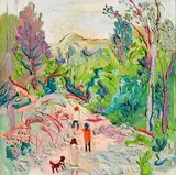 Fred Yates, Chemin de L'Oule, oil on canvas