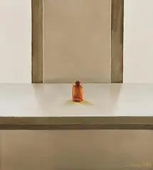 Comhghall Casey, Still Life - Apothecary Bottle, 1999, oil on linen