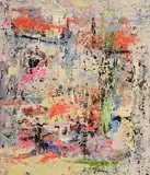 John Kingerlee, SRIK - Untitled, 2022, oil and collage on board