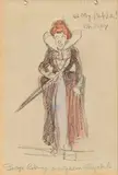 "Oh My Papa! Oh I Say" by Jack Butler Yeats, watercolour and pencil on paper, sold Sep 2022
