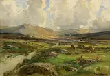 Lough Anure, Co. Donegal by James Humbert Craig, oil on canvas, sold Sep 2022