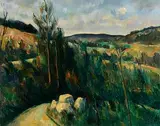 Peter Collis, Forest Road, Glencree Valley I, oil on board