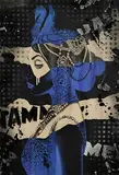 Fin DAC, Odettia - Hammer Blow #2, 2014, unique mixed media, collage and acrylic on Somerset paper