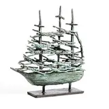 West of Ireland, Famine Ship by John Behan, unique bronze, sold Sep 2022