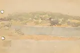 Sligo Landscape by Jack Butler Yeats, watercolour on paper, sold Sep 2022