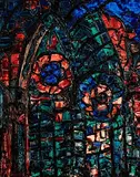 Basil Rakoczi, Stained Glass Windows, oil on board