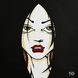 Morgan, China Girl, acrylic on canvas