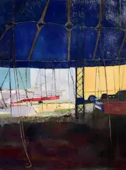 Rose Stapleton, Yellow Truck, oil on canvas