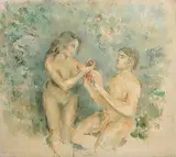 Stella Steyn, Adam and Eve, oil on canvas