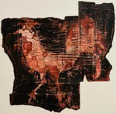 Ross Wilson, Red Cockerel, oil on card