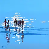 Sandycove by John Morris, oil on board, sold Sep 2022