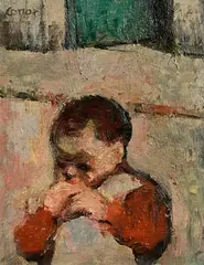 William Conor, The Wean, oil on board