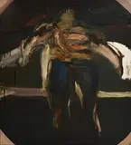A Woman (Ted!!) by Barrie Cooke, c.1965, oil on canvas, sold Aug 2022