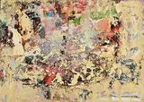 John Kingerlee, Gusty Spring Day, 2016, oil & mixed media on paper