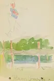 Tea and Lemonade (second image verso) by Jack Butler Yeats, watercolour and pencil on paper, sold Aug 2022