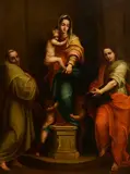 Andrea del Sarto, Madonna and Child, oil on canvas