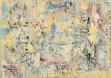 Vagrant by John Kingerlee, 2016, oil and collage on card, sold Aug 2022
