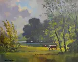 John Skelton Snr, Cattle By the River Barrow, Co. Carlow