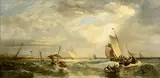 John Wilson, Fisherman on the Ziederzee, oil on board