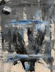 Mark Evans, Vehement, 2021, oil on canvas