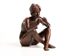 Robin Buick, Female Piper, bronze from an edition of 9