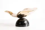 Valentin Bostan, The Floating Universe, bronze on a marble base - from an edition of 4