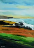 Padraig McCaul, Autumn Waves, Achill, 2008, oil on canvas