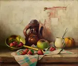Robert Chailloux French, Still Life - Berries and Fruit