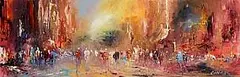 Carol Ann Waldron, Vogue Memories, oil on canvas board