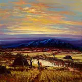 William Cunningham, The Call to Come Home, oil on canvas