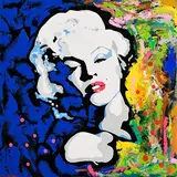 Valdones, Marilyn Monroe I, mixed media on canvas