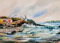 Niall Campion, Roches Point, Co. Cork, 2021, oil on canvas